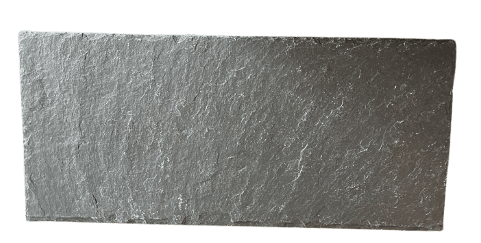 bandeja de pizarra natural de 35x16 negra sin comida