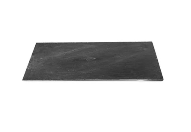 Bandeja de pizarra natural de 20x16 cm, ideal para tapas, postres o decoración de mesa