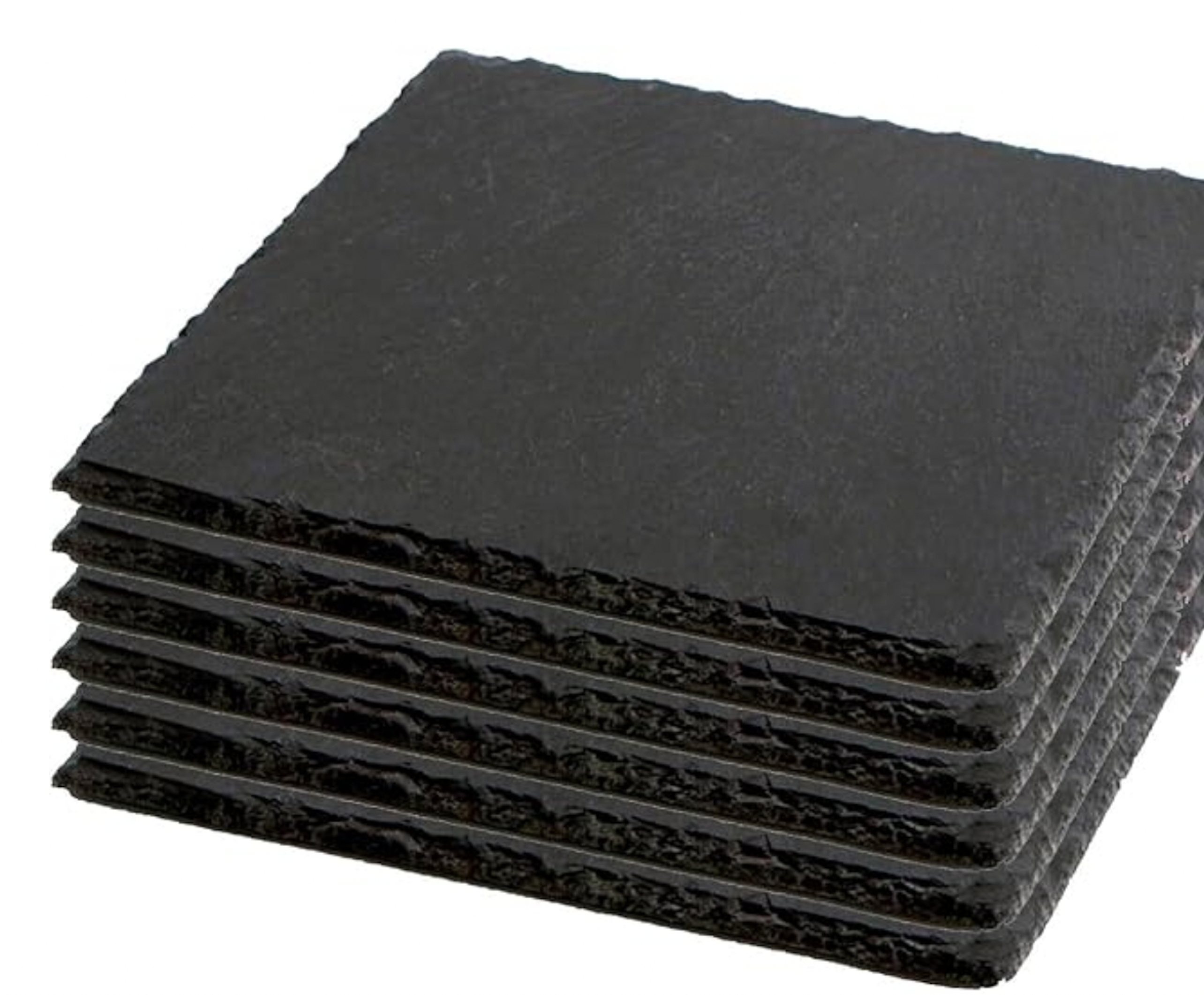 pack de pizarra natural cuadradas de 16x16 cm para apilar facilmente