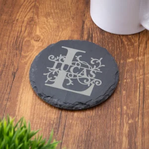 grabados laser en platos de pizarra natural