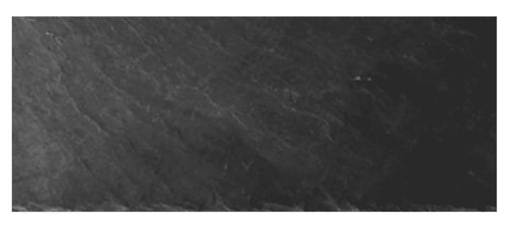 Bandeja de pizarra rectangular de 20x10 cm con acabado natural para servir tapas y aperitivos