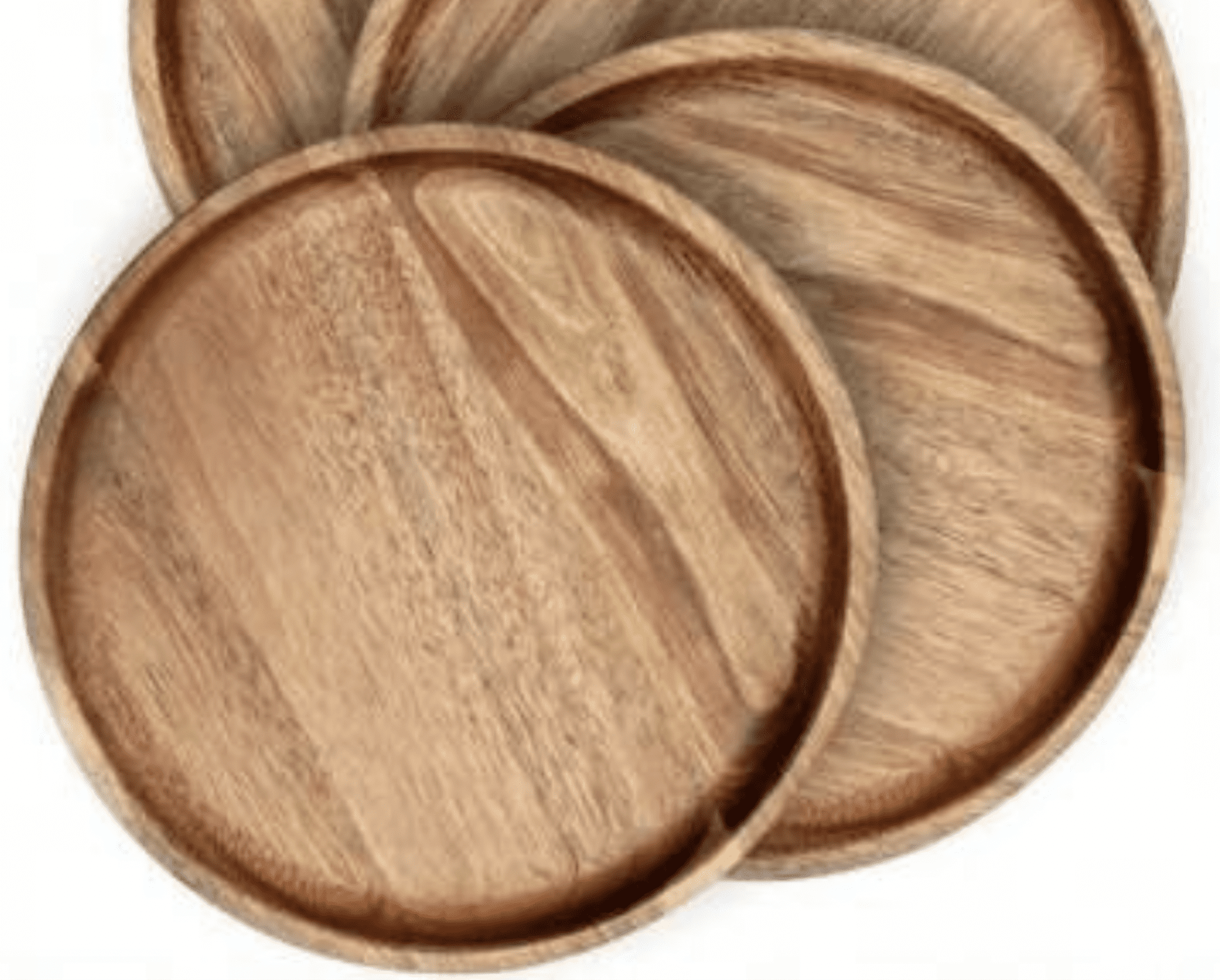 Bandejas de madera de acacia con sus hermosas betas