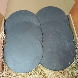 PACKS PLATOS DE PIZARRA REDONDOS DE 28 cm